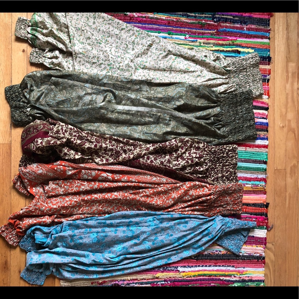 Bundle of 5 Silk afgano pants